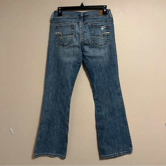American Eagle Size‎ 4S Original Boot Stretch Distressed Jeans - Picture 4 of 12